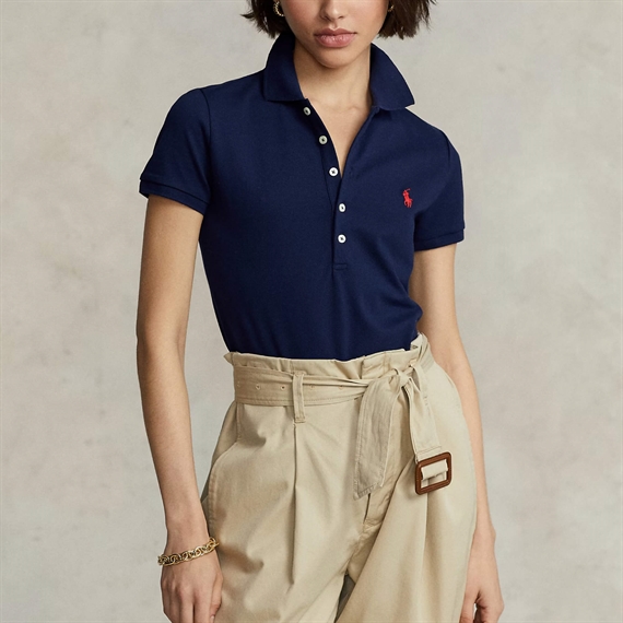 Polo Ralph Lauren Slim Fit Stretch Polo Shirt, Newport Navy